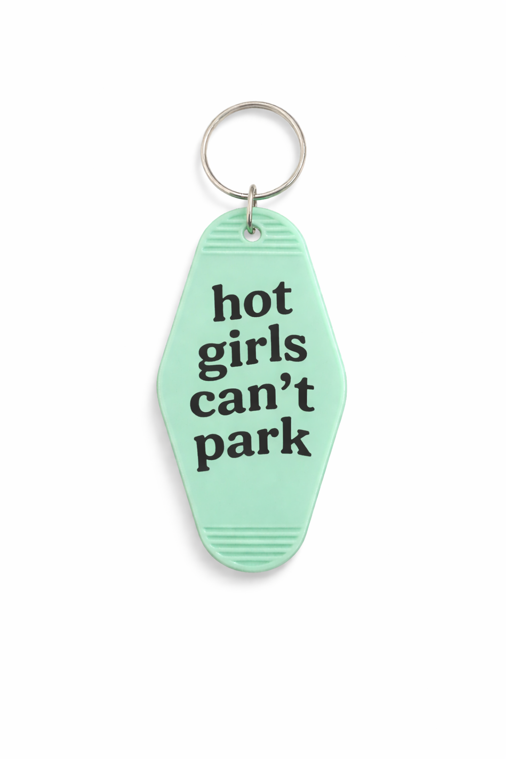 Hot Girls Can’t Park Motel Keychain